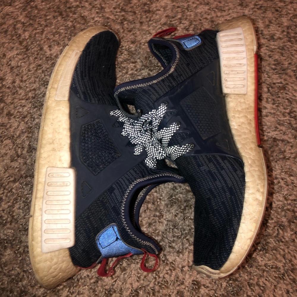 Blue Adidas NMDs